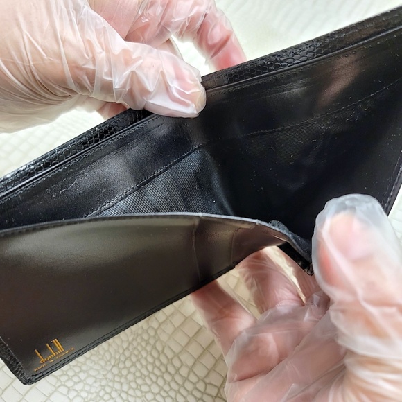 Super Rare Vintage Lizard Dunhill Bi-Fold Wallet&Card Holder - Picture 5 of 16